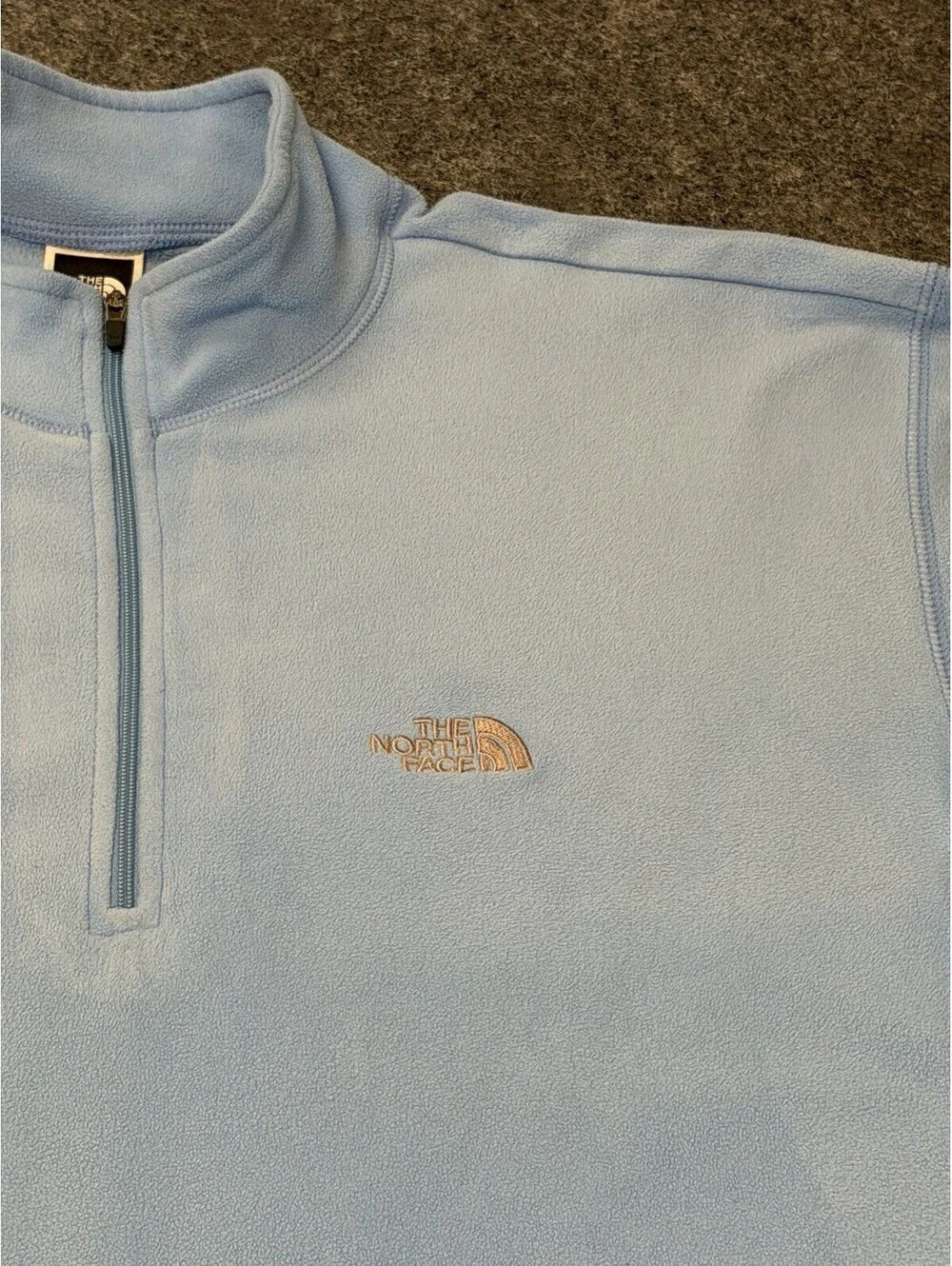 The North Face Men’s M Blue Fleece 1/4 Zip Pullover Jacket ALOD Outdoor
